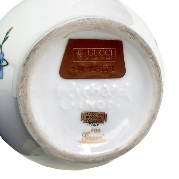 GUCCI Vintage 80s Flora Porcelain Lamp - Picture 8 of 11